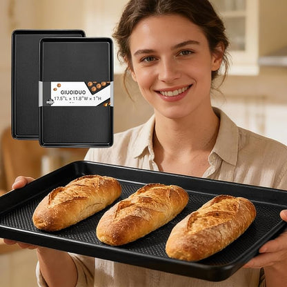 2-Pack Commercial & Home Baking Sheet Pans