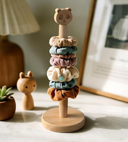 KitchLife Cute Wooden Paper Towel Holder Countertop