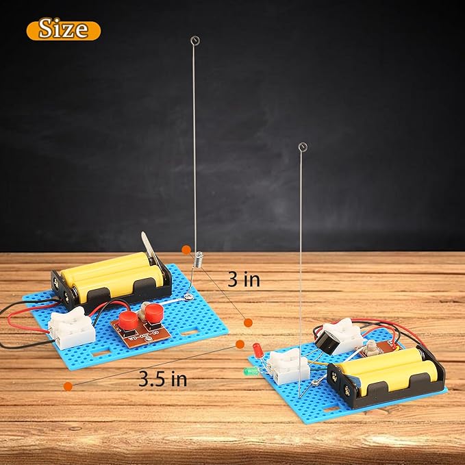 3 Set Telegraph STEM Kits Bulk, Science Kits for Kids Age 8-12, Engineering STEM Building Toys for Boys Ages 8-13, Crafts for Boys Girls 6-8 8-10, Build A Coding Robot 10-12