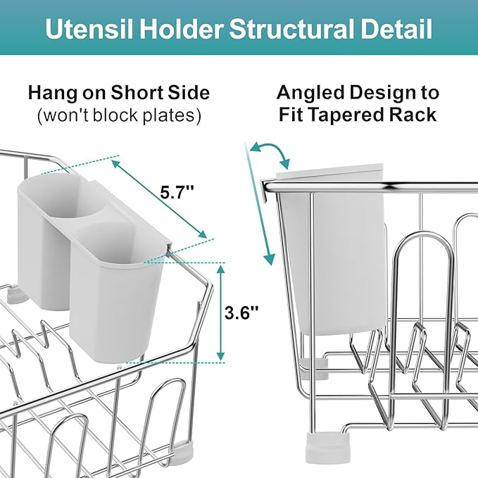 GSlife Small in Sink Dish Drying Rack