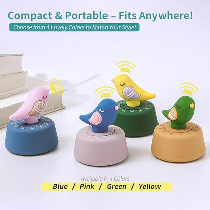 Mechanical Kitchen Timer, Cute Wind Up 60-Minute Manual Countdown