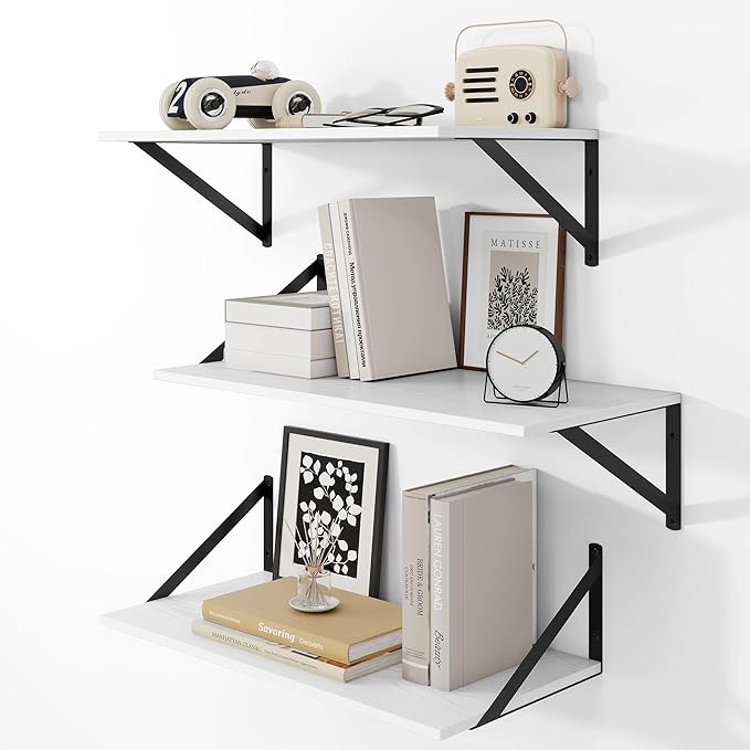 Heimlove 24" W x 12" D Wall Shelves