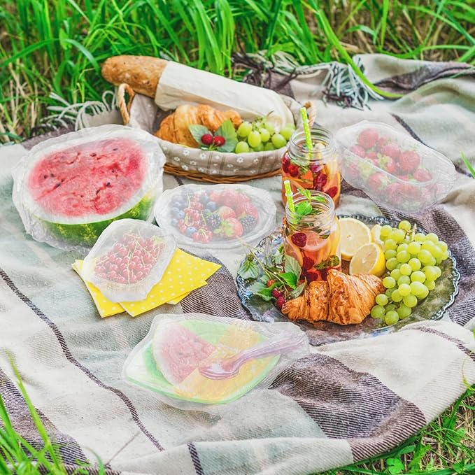 Sukh 100PCS Bowl Covers Reusable