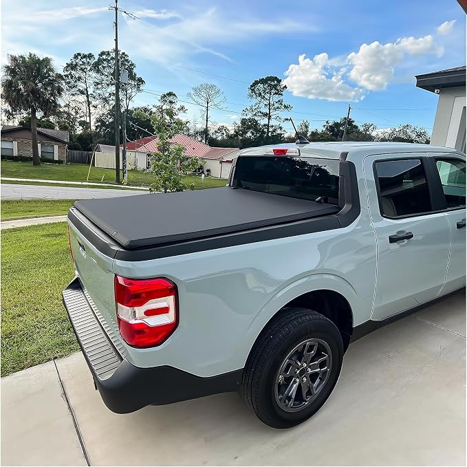 AUTOSAVER88 Soft Tri-fold Truck Bed Tonneau Cover Fits for Dodge Ram 1500 (Classic & New) 2002-2026, Fits for Dodge Ram 2500 3500 2003-2026 6.4ft Bed Without Rambox