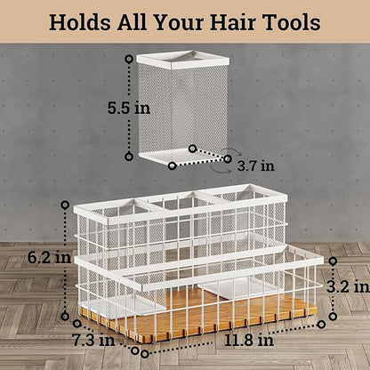 Hair Tool Organizer Countertop