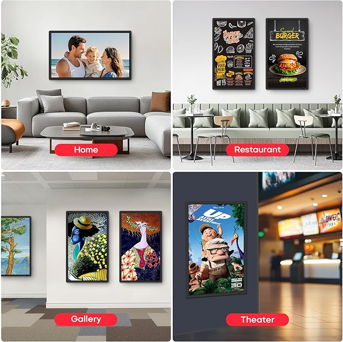 Frameo 32" Extra Large Digital Picture Frame, Smart WiFi Photo Frame