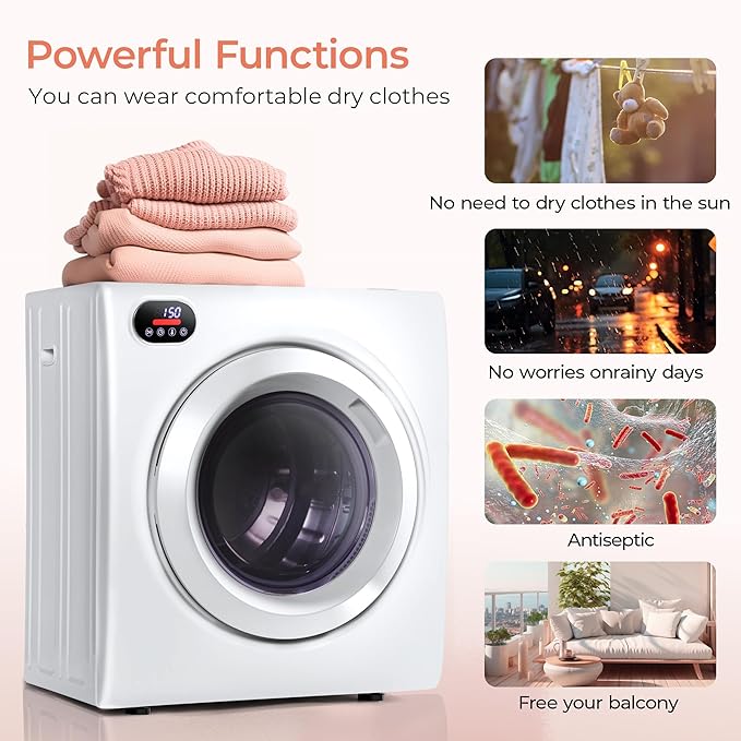 Euhomy 2.65 Cu.Ft Portable Dryer