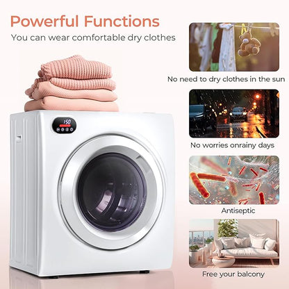 Euhomy 2.65 Cu.Ft Portable Dryer