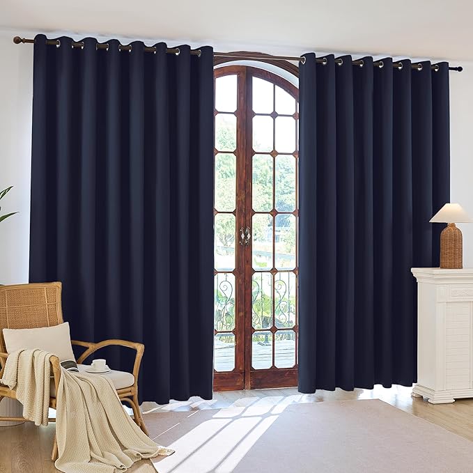 100% Blackout Curtains 84 Inch Length