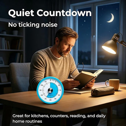 Searon Magnetic Visual Kitchen Timer, 60 Minute Countdown Timer