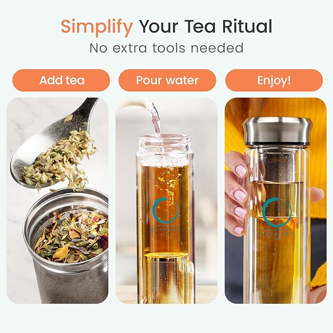 Pure Zen Tea Infuser Bottle