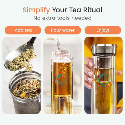 Pure Zen Tea Infuser Bottle
