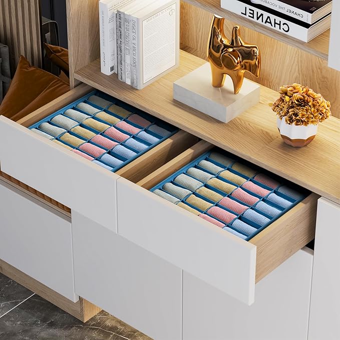 Joyoldelf Sock Organizer Drawer Organizer