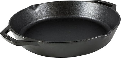 Lodge Seasoned Cast Iron Dual Handle Pan