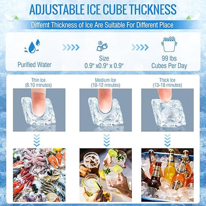 Freestanding Ice Maker Machine
