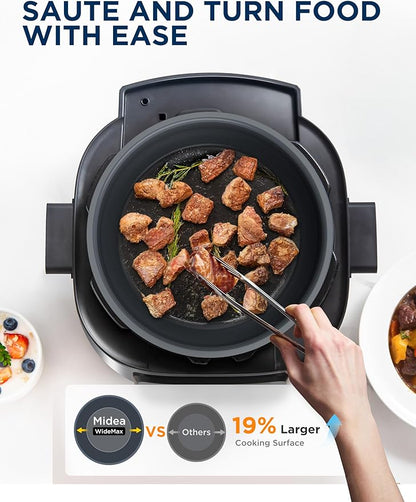 Midea WideMax 12-in-1 Electric Pressure Cooker, 6.5 Quart, 12 Presets, Rice