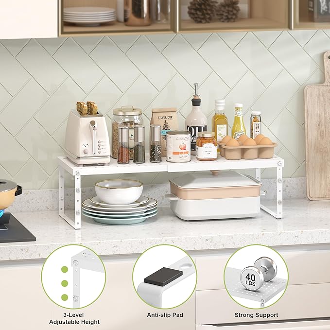 RUILALIFE Expandable Cabinet Organizer Shelf