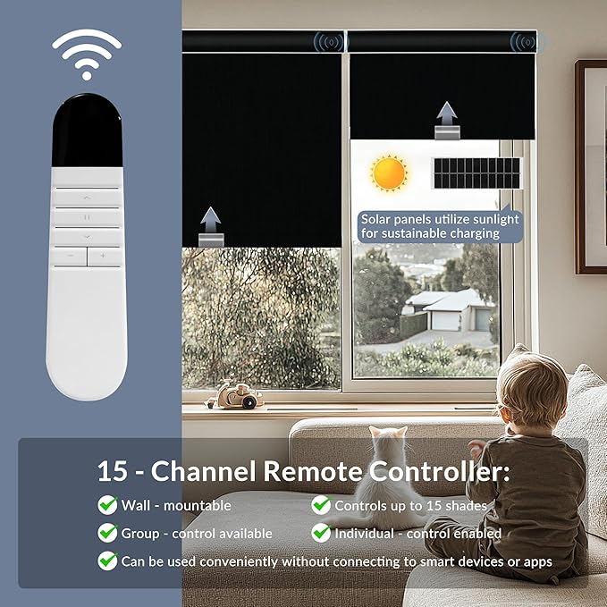 Boolegon Motorized Roller Blinds