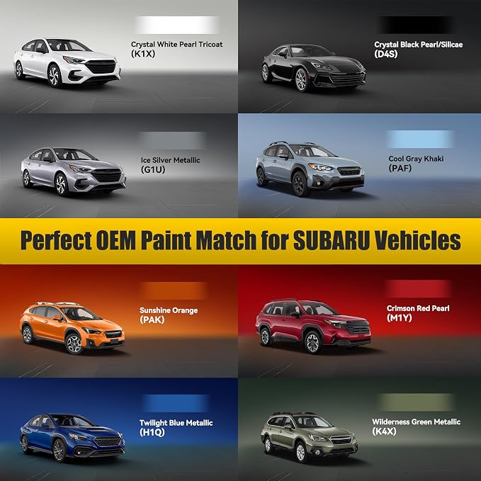 Venetian Red Pearl(H2Q) Touch Up Paint Compatible with SUBARU, Exact Match Car Paint Pen Automotive Scratch Repair Remover Kit Quick & Easy Solution for Vehile Chips and Nicks