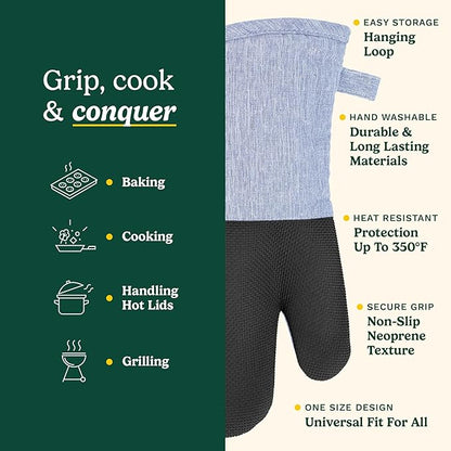 Cuisinart Kitchen Oven Mitts – Heat-Resistant Kitchen Mitts