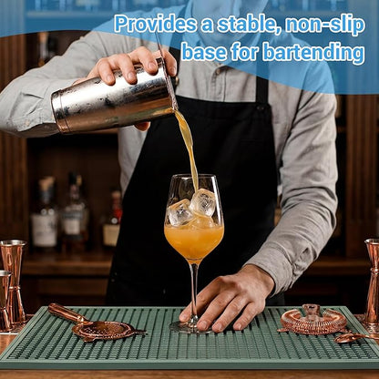 ZJWZLG Bar Mat - Premium 18"X12" Rubber Bar Mats
