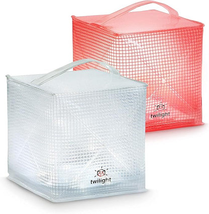SOLIGHT-DESIGN Solar Powered LED Lantern for Emergency, Camping, Outdoor, Backpacking - Waterproof, Compact, Portable - 12 Hour Survival Light - Flashlight Red/Warm White Light