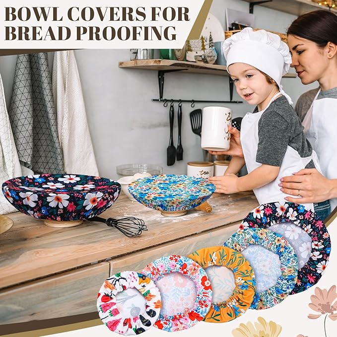 10 Pack Cloth Bowl Covers for Bread Rising