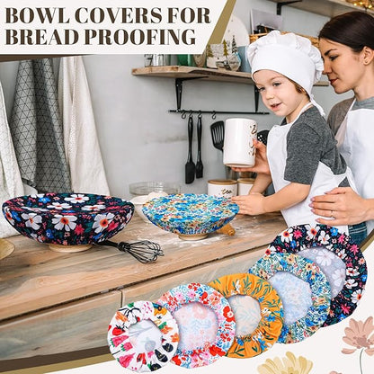 10 Pack Cloth Bowl Covers for Bread Rising