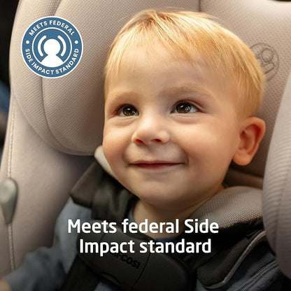 Maxi-Cosi Pria Max 3-in-1 Convertible Car Seat, Infant to Toddler Car Seat, ClipQuick Magnetic Chest Clip, Quick-Install Latch, Machine-Washable Cover, 5-100 lbs, Caspian Caviar