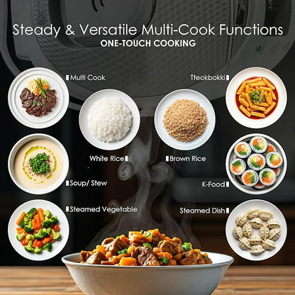 MAGiC COM multi-Functional Digital Rice Cooker 10 Cup Uncooked, 15-in-1