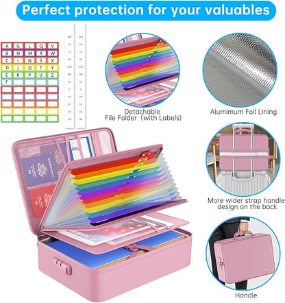 ENGPOW Fireproof File Organizer Bag