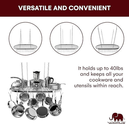 Vdomus Hanging Pot Rack