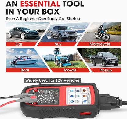 Autel AL539B OBD2 Scanner, 3-in-1 Code Reader Battery Tester Avometer