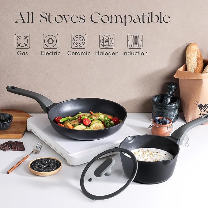 PRICUSIS Nonstick Frying Pan