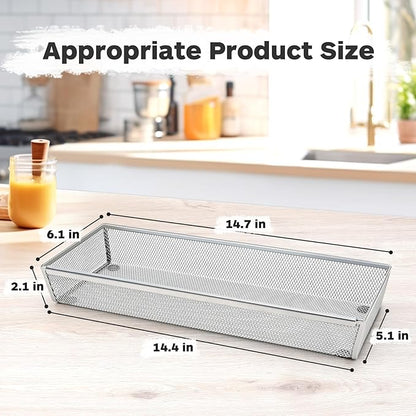 Flatware Organizer with Interlocking Arm