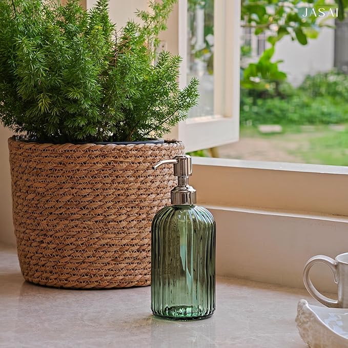 JASAI 18Oz Green Soap Dispenser