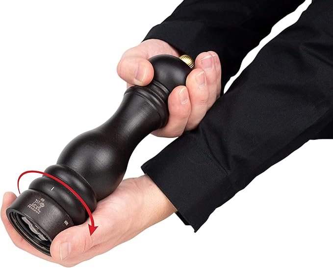 Pepper Mill, Chocolate Finish, 22 cm - 9 in