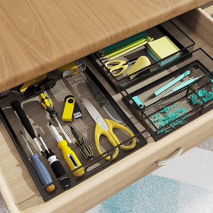 Desk Drawer Organizer Set, Paper Organizer Letter Tray