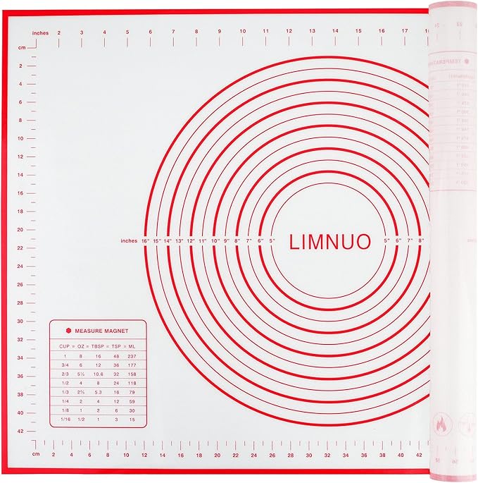 Silicone Baking Mat，Non Stick Rolling Dough