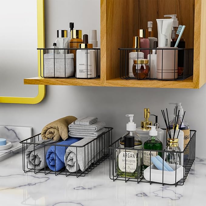 Joben Oligey 12 PACK Small Wire Storage Baskets