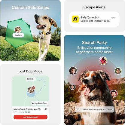 New Fi Series 3+ Smart Dog Tracker Collar GPS Tracker
