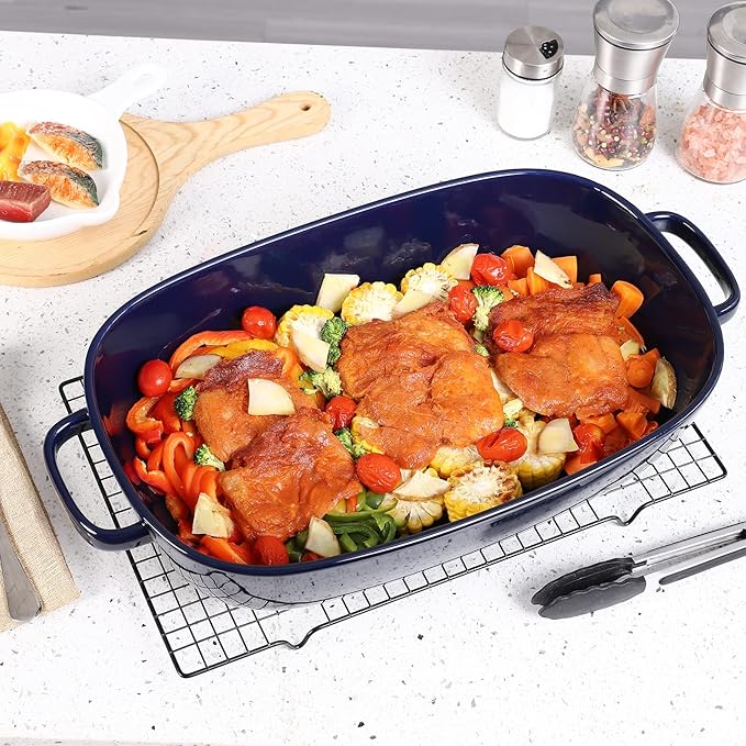 4.5 Quart Ceramic Baking Dish, Serving Bakeware