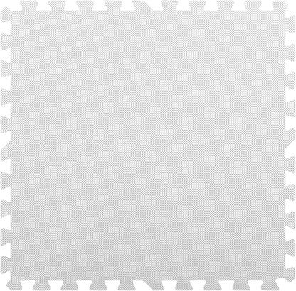 FlooringInc's 1/2" Soft Non-Toxic Baby Play Mat, Toddler Playmat, Colorful Puzzle PlayMat, Floor Mats for Kids & Babies, EVA Foam Interlocking Tiles for Nursery & Playroom | White, 78 Tiles, 312 Sq/Ft
