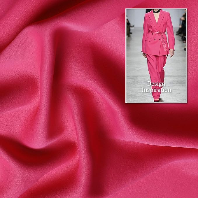 DUALIFE Raspberry Sorbet Blackout Curtain Panels