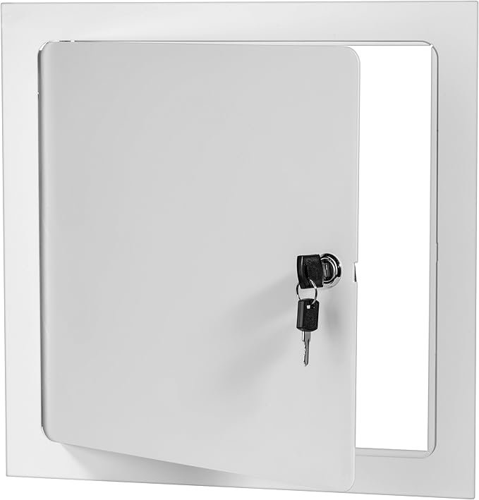 Premier 24x24 Universal Steel Flush Access Panel Door w/Keyed Cylinder Latch