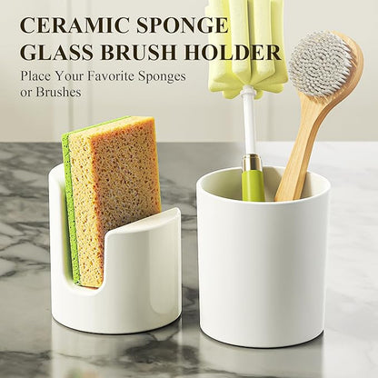 Cisily Kitchen Soap Dispenser Set Comes