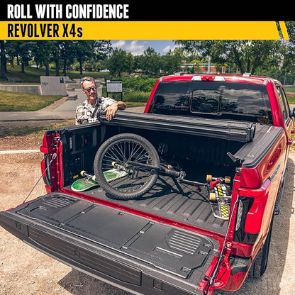 RealTruck BAK Revolver X4s Hard Rolling Truck Bed Tonneau Cover | 80409 | Fits 2007-2021 Toyota Tundra w/o OE Track System 5' 7" Bed (66.7")