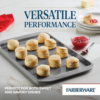 Farberware Nonstick Bakeware 3-Piece Cookie Pan Set