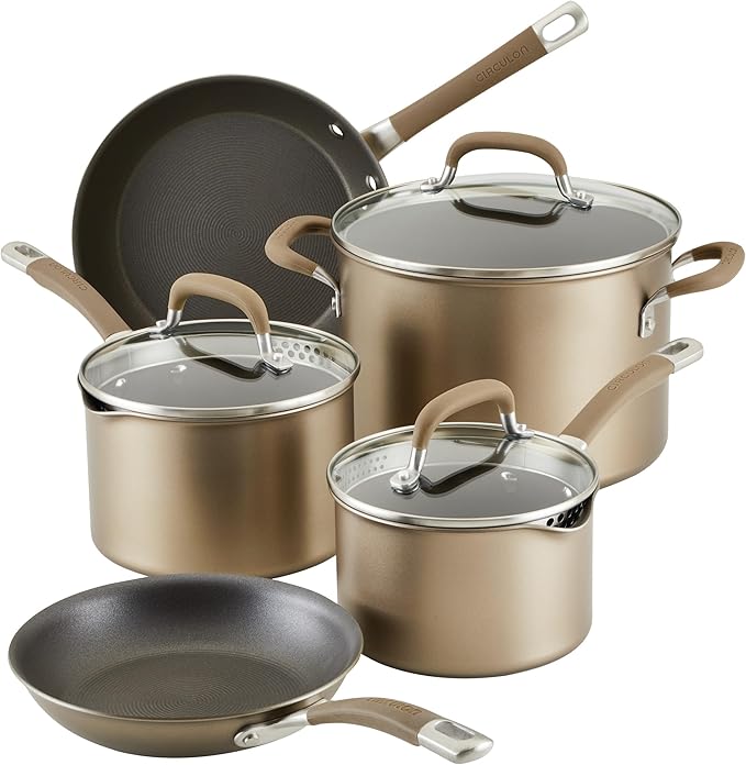 Circulon Premier Professional Hard Anodized Nonstick Cookware Induction Pots