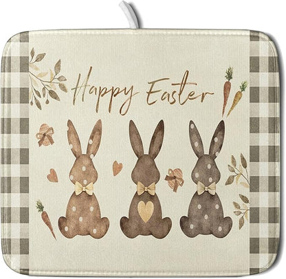Giwawa Happy Easter Dish Drying Mat